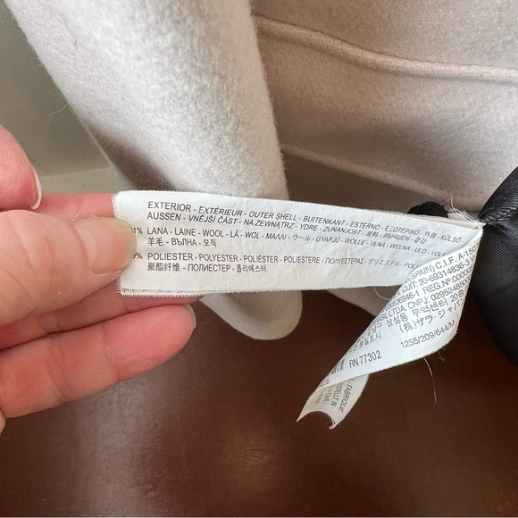 Zara Trafaluc Cream Lara Wool Jace, Size Medium. #43 - Picture 9 of 9